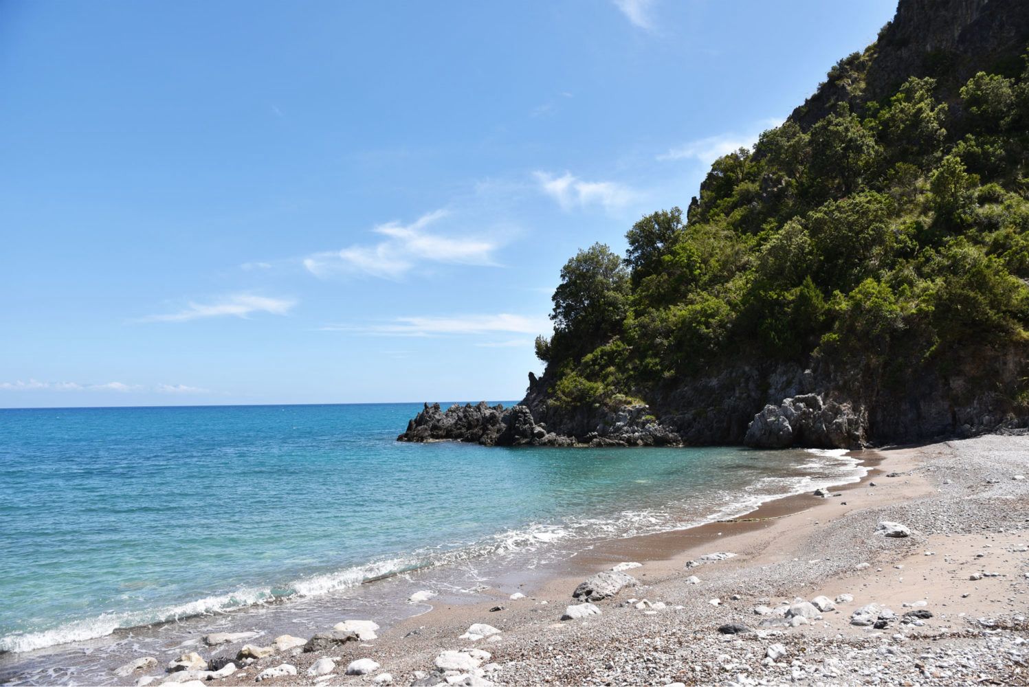 Costa incontaminata degli Infreschi nel Parco del Cilento